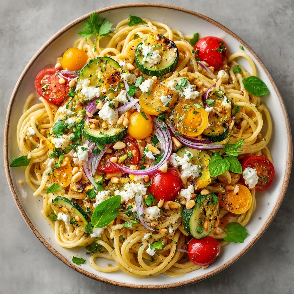 Delicious Cold Brew Pasta, a refreshing dish that's quick to make and perfect for summer.