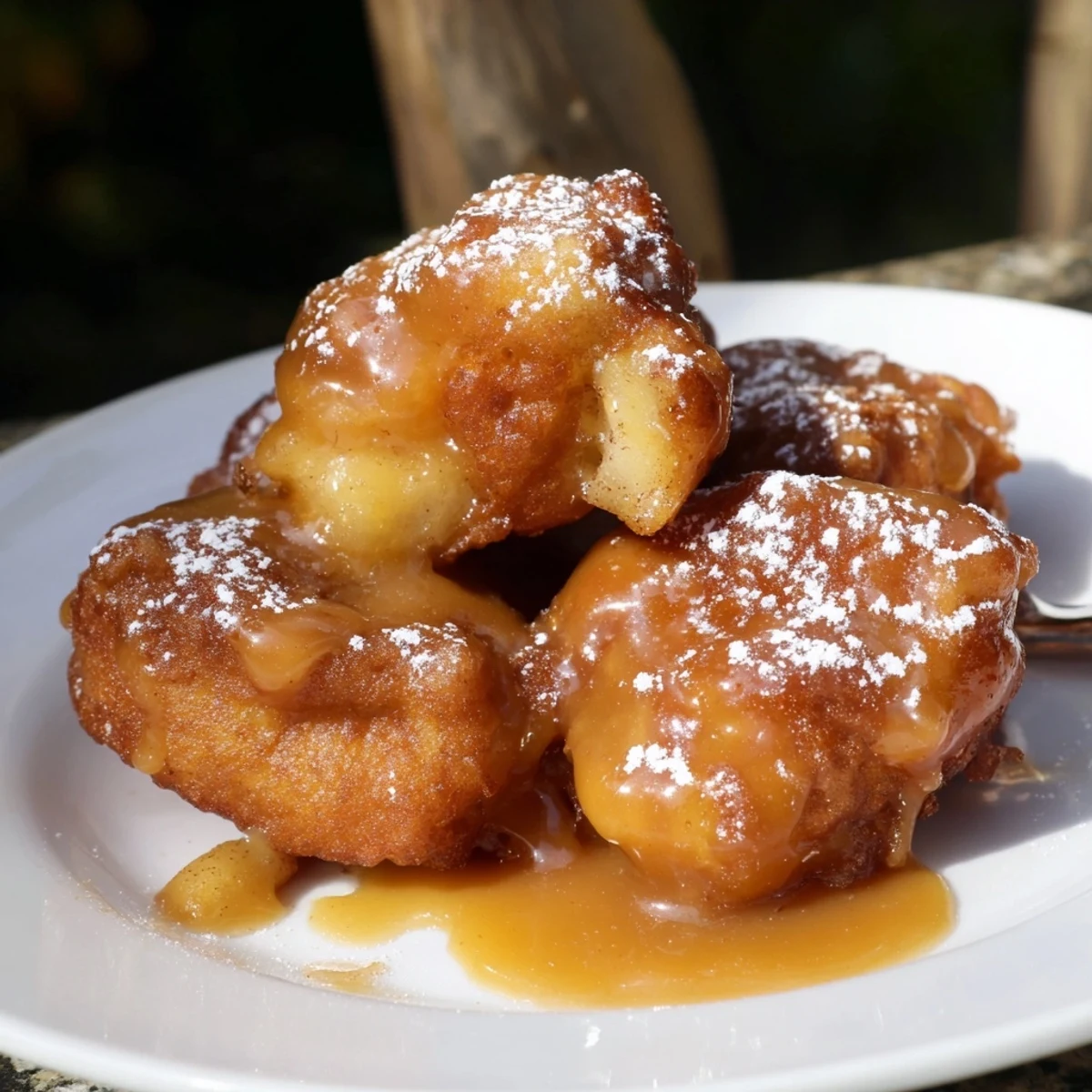 Caramel Apple Spiced Biscuit Fritters #102