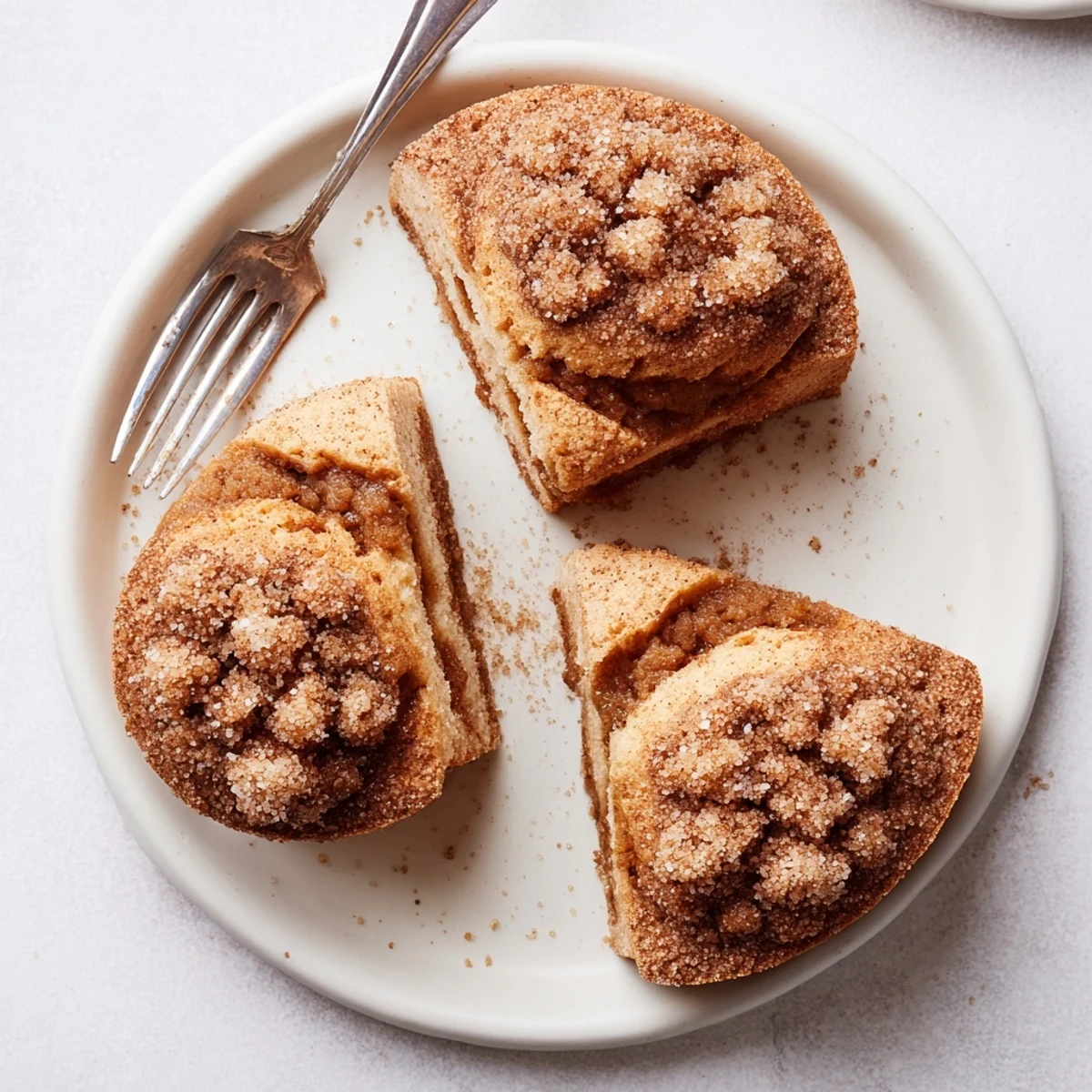 A delicious batch of Coffee Cream Soda Muffin Scones, golden and flaky, ready to serve.  