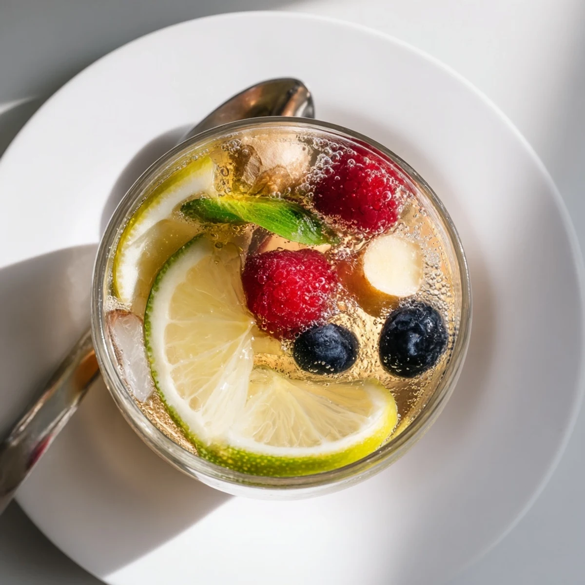 Fermented Kombucha Mocktail Drinks