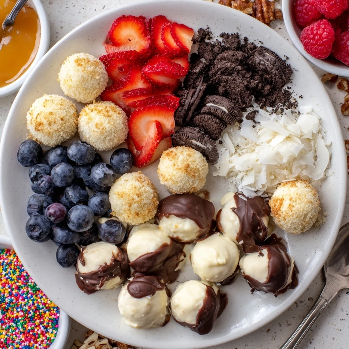 Deconstructed Dessert Board Cheesecake