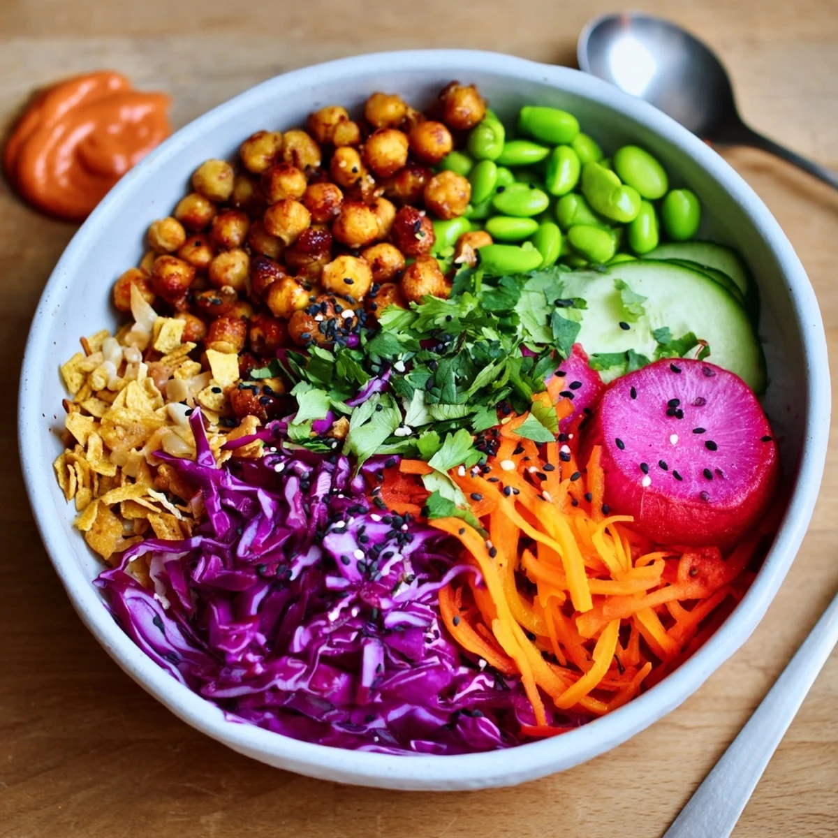 Delicious ASMR Crunch Snack Bowls bursting with textures and fresh flavors for snacking.