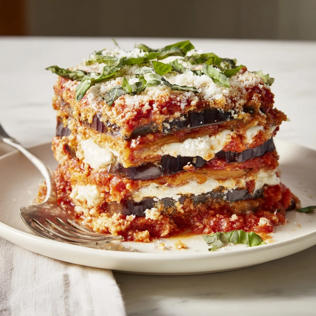 Eggplant Parmesan Italian Casserole