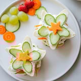 Vibrant image of a Beach Day Starfish Snack Spread, featuring charming sandwiches and healthy, fresh snacks.