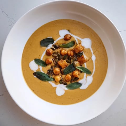 Chickpea Pumpkin Sage Soup