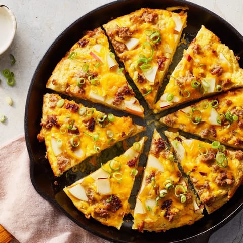 Savory Apple Sausage Cheddar Scone