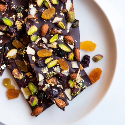 Simplified Dubai Chocolate Bark
