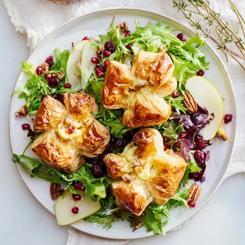 Cranberry Brie Flower Bites