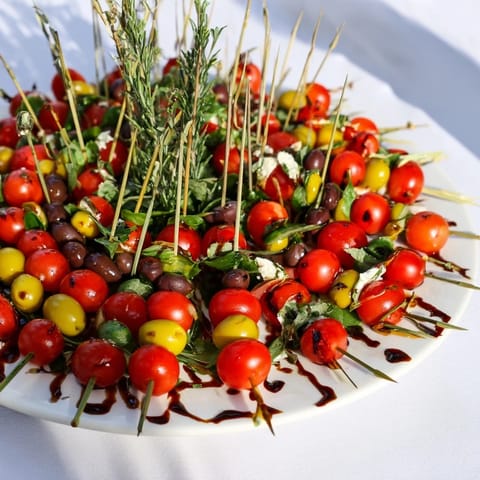 Olive Cherry Tomato Wreath