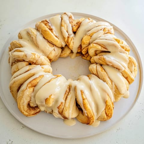 Cinnamon Roll Pull-Apart Wreath