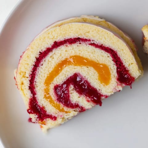Cranberry Orange Swirl Cake
