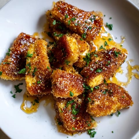 Hot Honey Halloumi Cheese