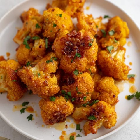 Buffalo Cauliflower Bites Snack