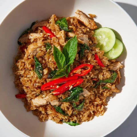 Thai Basil Chicken Fried