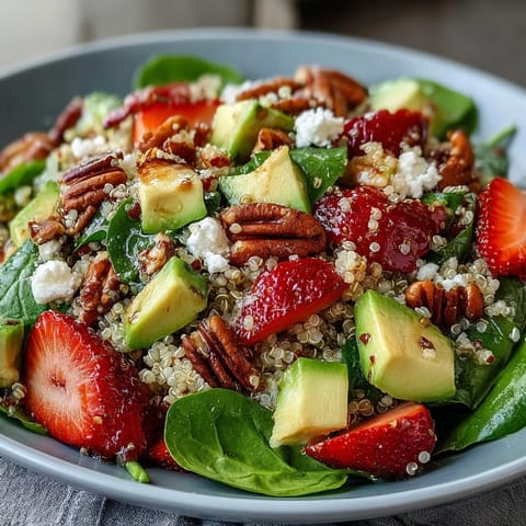 Strawberry Avocado Quinoa Salad