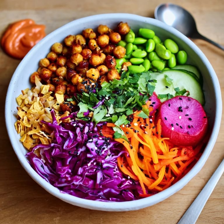 Delicious ASMR Crunch Snack Bowls bursting with textures and fresh flavors for snacking.