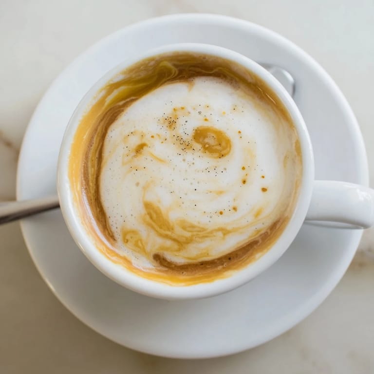 Innovative Onion Latte served in a stylish cup, perfect for adventurous coffee lovers.