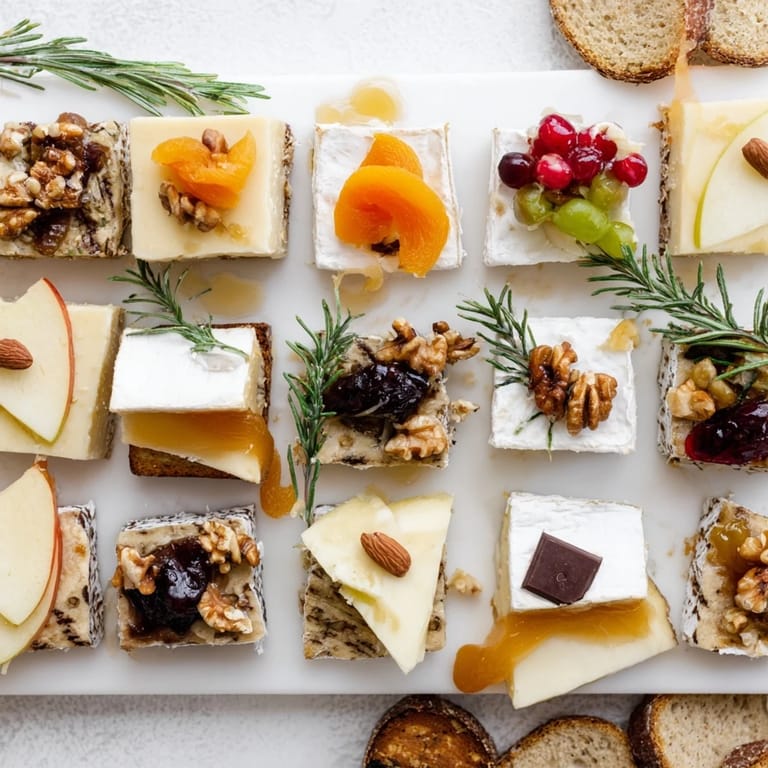 Twelve Days of Cheese Board featuring a beautiful arrangement of cheeses, each with its unique accompaniments.
