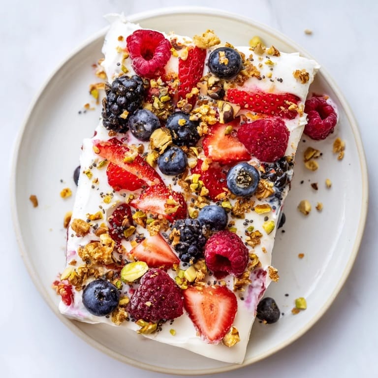 Enjoy this refreshing homemade frozen fruit yogurt bark, a healthy, easy snack ready to eat.