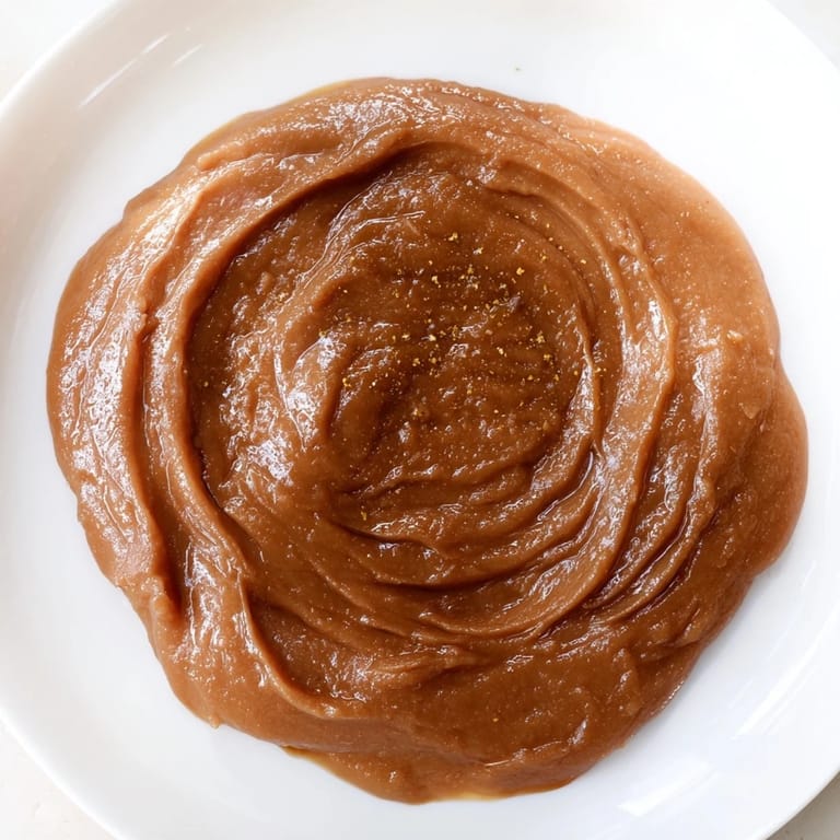 Thick, date-rich Emirati Al Madrooba, served alongside golden flatbread, perfect for dipping and savoring.