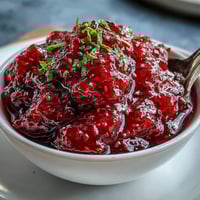 A bright bowl of raspberry lemon chia jam, bursting with fresh berry flavor and zesty citrus aroma.